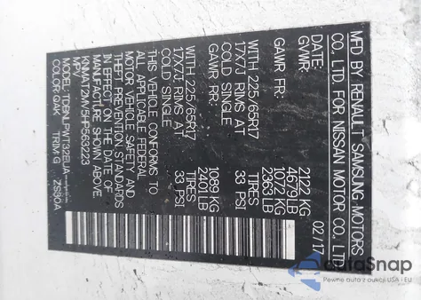 2017 Nissan Rogue S from USA, damaged, VIN KNMAT2MV5HP563223